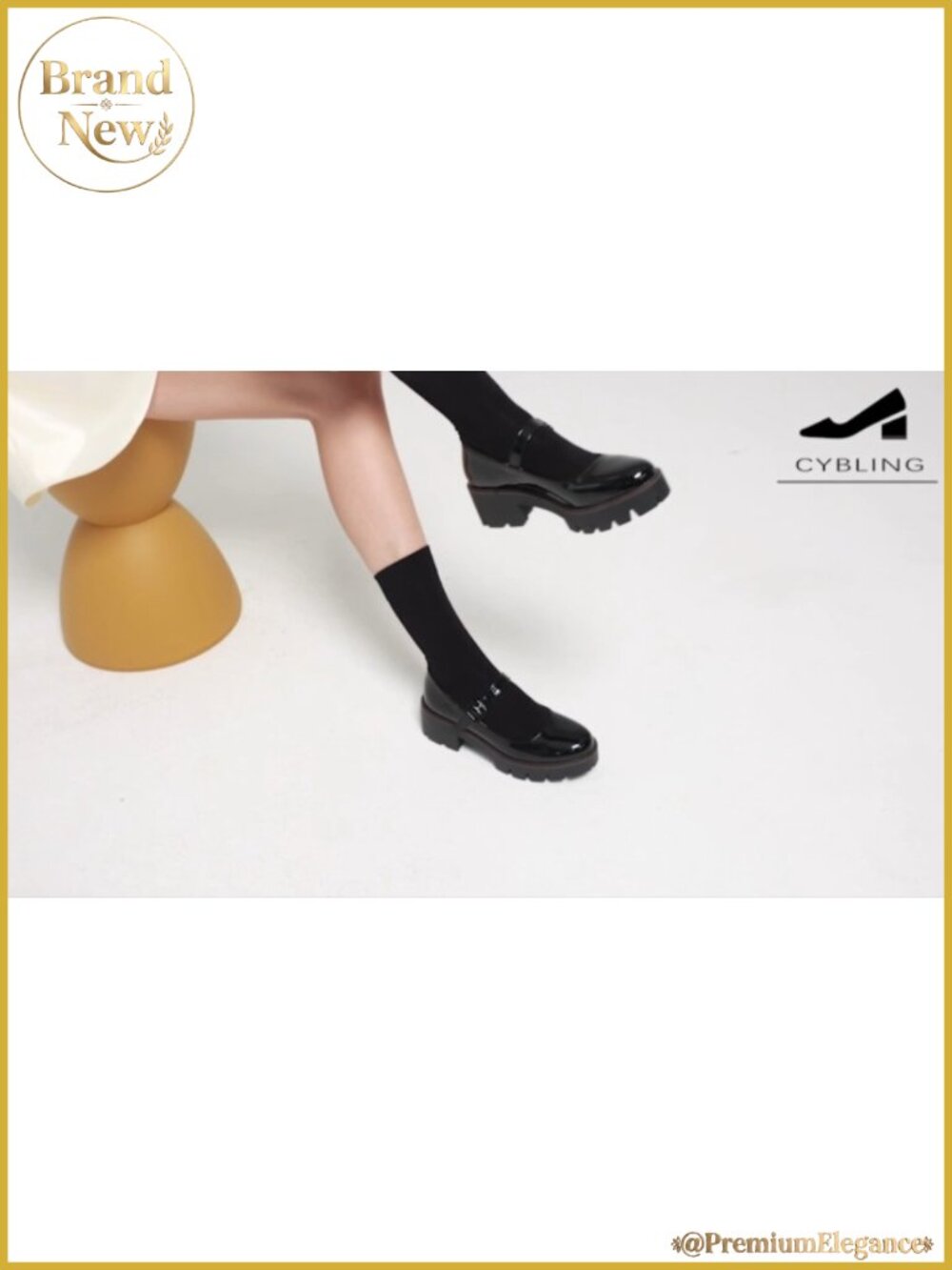 Women's Round Toe Ankle Strap Mary Janes Platform Low Heel Chunky Pumps - Picture 6 of 6